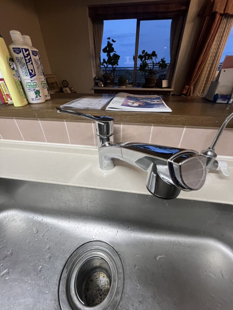 横須賀市　水栓取替リフォーム事例 【古くなってきた水栓を解決！】